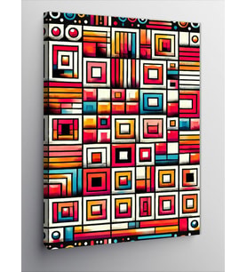 Kanvas Tablo Soyut Geometrik Desenler