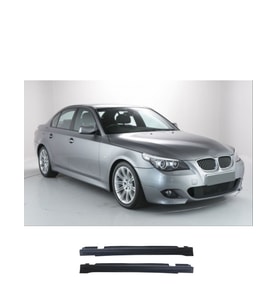 bmw 5.seri e60  (2003-2010) uyumlu plastik tayvan m yan marşpiyel