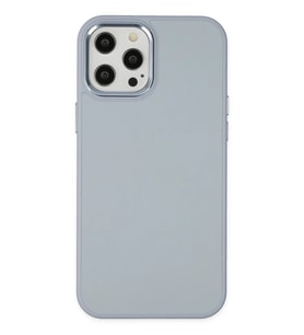 iPhone 12 Pro Max Kılıf Asya Deri Silikon - Sierra Blue