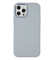 iPhone 12 Pro Max Kılıf Asya Deri Silikon - Sierra Blue