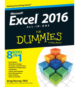 Excel 2016 All-In-One For Dummies (Krem)