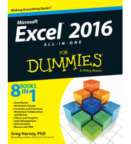 Excel 2016 All-In-One For Dummies (Krem)