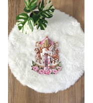Pamuğum Atelier Pembe Atlı Karınca 10 ml kolonya Şişesi Misafir İçin Yeni Doğan ve Doğum Günü Hediyelik (15-25-35-50-100-200 Adet)