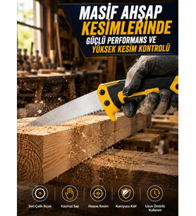 270 mm Düz Bıçaklı Bahçe Budama Testeresi Kılıflı