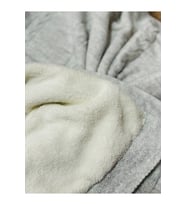 triko welsoft bebek battaniyesi peluş detaylı