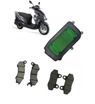 Arora CRV 125 Bakım Seti Ön-Arka Balata Ve Hava filtresi (Beyaz)