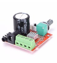 PAM8610 2x 10W Stereo Amplifikatör Modül  DC 6-15V Class D Amfi Devresi Ses Kontrol Potu