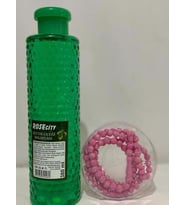 Rosecity 380ML Zeytinçiçeği Kolonya Alana Gül Kokulu 99'lu Pembe Renkli Tesbih Hediye