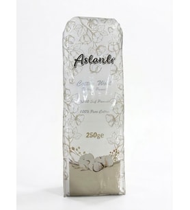 Aslanlı %100 Saf Beyaz Pamuk - 250 Gramlık Paket