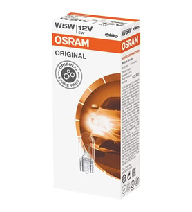 Osram Dipsiz Ampulü 12v T10 W5w 10adet 2825