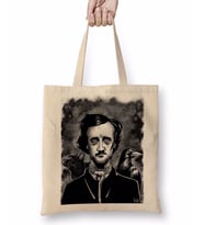 Nevermore Edgar Allan Poe Bez Çanta Uzun Saplı