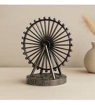 Büyük Metal Dönme Dolap Biblosu (Krom & Bakır)