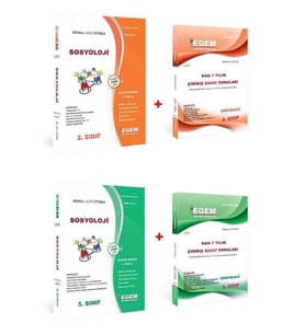 Egem Yayınları Açık Öğretim Sosyoloji 2 Ve 3 Sınıf 4 Ve 6 Dönem (bahar) Konu Anlatımlı Soru Bankası Çıkmış (Çok Renkli)