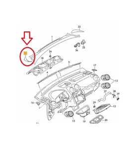 CADDY 2011-2015 SİLECEK TABLA KÖŞESİ SOL -ORJ-