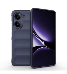 Coverzone Xiaomi Poco X7 Pro ile Uyumlu K?l?f TPU Oyuklu Arka Y�zey Z-Etnik Esnek Silikon Kapak Xiaomi Poco X7 Pro i�in O-tto Prime Silikon K?l?f Lacivert