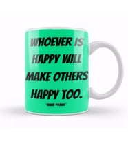 Anne Frank Quotes Gift   Vintage Retro Rainbow Style Kupa Bardak Porselen