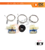 VW Golf MK6 A6 5K 5K1 AJ5 2008-20014 5-Kapı 5K0837462 İçin Elektrikli Ön Sağ Cam Kriko Tamir Seti