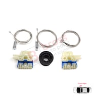 VW Golf MK6 A6 5K 5K1 AJ5 2008-20014 5-Kapı 5K0837462 İçin Elektrikli Ön Sağ Cam Kriko Tamir Seti
