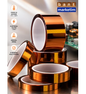 Isıya Dayanıklı Kapton Bant 50mmx33mt