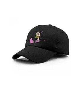 Nezuko Minimal Logo Şapka (Siyah)