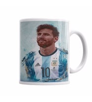 Messi Argentina Kupa Bardak Porselen