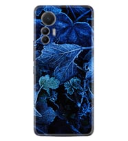 Xiaomi 12 Lite Kılıf Silikon Desen Özel Seri Blue Foid 1628