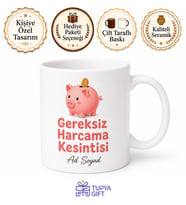 Para Biriktirmeyi Öğrenenlere Gereksiz Harcama Kesintisi Kumbara Kupa Hediye Bardak