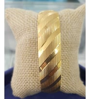 VOG 24 AYAR ALTIN KAPLAMA  15 MM  AFRODİT  BİLEZİK (Sarı)