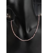 Morganit Doğal Taş Pembe Faset Küre Kesim 3mm Kolye