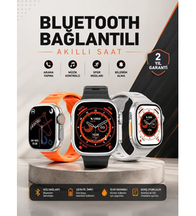 Yeni Nesil Akıllı Saat Adımsayar, Gps, Nabız Ölçer, Uyku Takibi