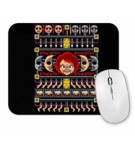 Chuck Good Guy Ugly Sweater Mouse Pad