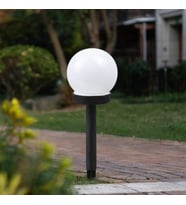 Güneş Enerjili Küre LED Bahçe Solar Aydınlatma 2 Li Paket