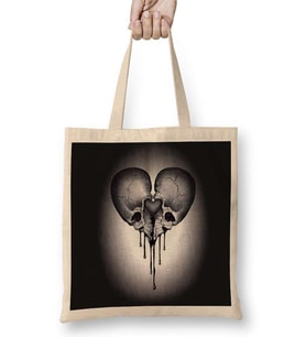 Coraçao Skull Bez Çanta Uzun Saplı