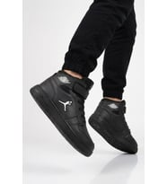 Cool Beyaz-Pudra Cırtlı Basket Tarzı Bilek Boy Sneaker Kız Çocuk Spor Ayakkabı Haykat Uzun Air