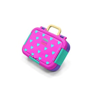 CORAL HIGH 39212 KIDS NEON PEMBE SU YEŞİLİ KALP DESENLİ 2 BÖLMELİ PASLANMAZ ÇELİK YEMEK KABI