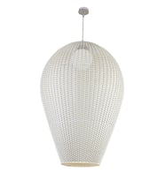 El Dokuması Rattan Sarkıt Avize - 1586