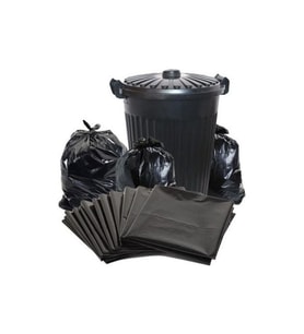 Lüx Jumbo Boy Siyah Dökme Çöp Poşeti 10 kg (80 X 110 Cm)
