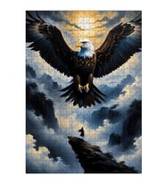 Ahşap Mdf Puzzle Yapboz Uçan Kartal