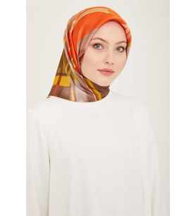 32 Armine Twill İpek Eşarp 9147D