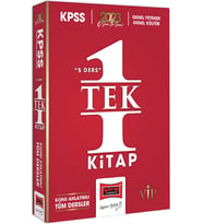 Yargı Yayınları 2023 KPSS Genel Kültür - Genel Yetenek 5 Ders Tek Kitap Tüm Dersler Konu Anlatımı