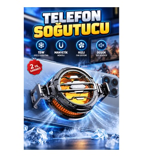 Manyetik Montajlı 15W Kompakt Telefon Soğutucu
