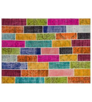 PATCHWORK SBT NARROW MULTI EL DOKUMA HALI Ölçü;170x240cm 4.08m2