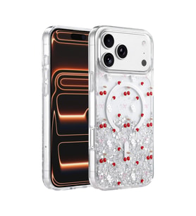 Onegif Apple iPhone 17 Pro Max Misk Simli Magsafe Kapak - Desen 5