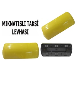 Taksi Levhası Işıklı Mıknatıslı Karayolları Uyumlu Yazısız Sarı