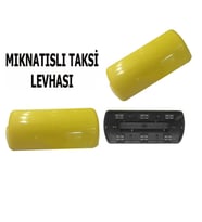 Taksi Levhası Işıklı Mıknatıslı Karayolları Uyumlu Yazısız Sarı