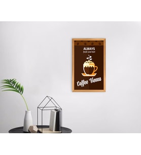 BK Home Coffee Tasarımlı Dekoratif Retro Ahşap Tablo-10