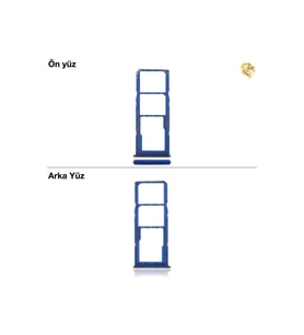 Samsung Galaxy A70 Sim İç Yuvası Çiftli Çiftli sim yuvası ikili sim tepsisi çiftli sim aparatı dual sim çekmecesi