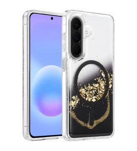 Onegif Galaxy A57 5G Lotus Simli Magsafe Kapak - Siyah