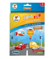 Boya Sil Aktivite Boyama Kitabı Araçlar A5 Ebat
