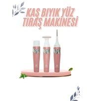 3 İn 1 Epilasyon Aleti Hassas Ciltlere Özel Uzun Ömürlü Kaş Yüz Burun